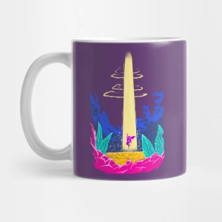 Flying Fairy in Beauty Landscape Mug